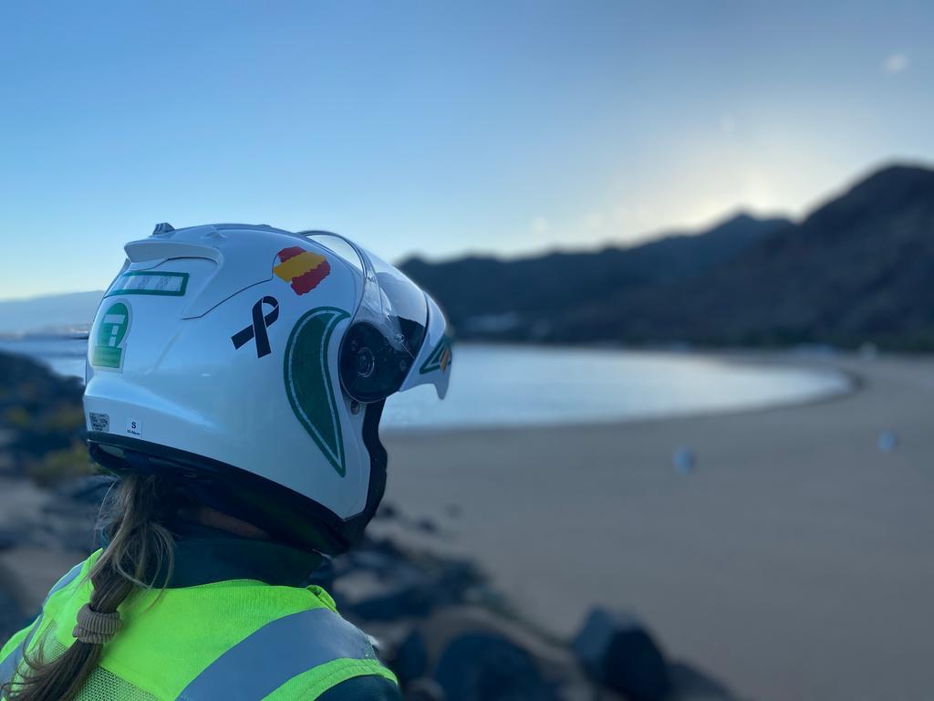 Una agente de la Guardia Civil.