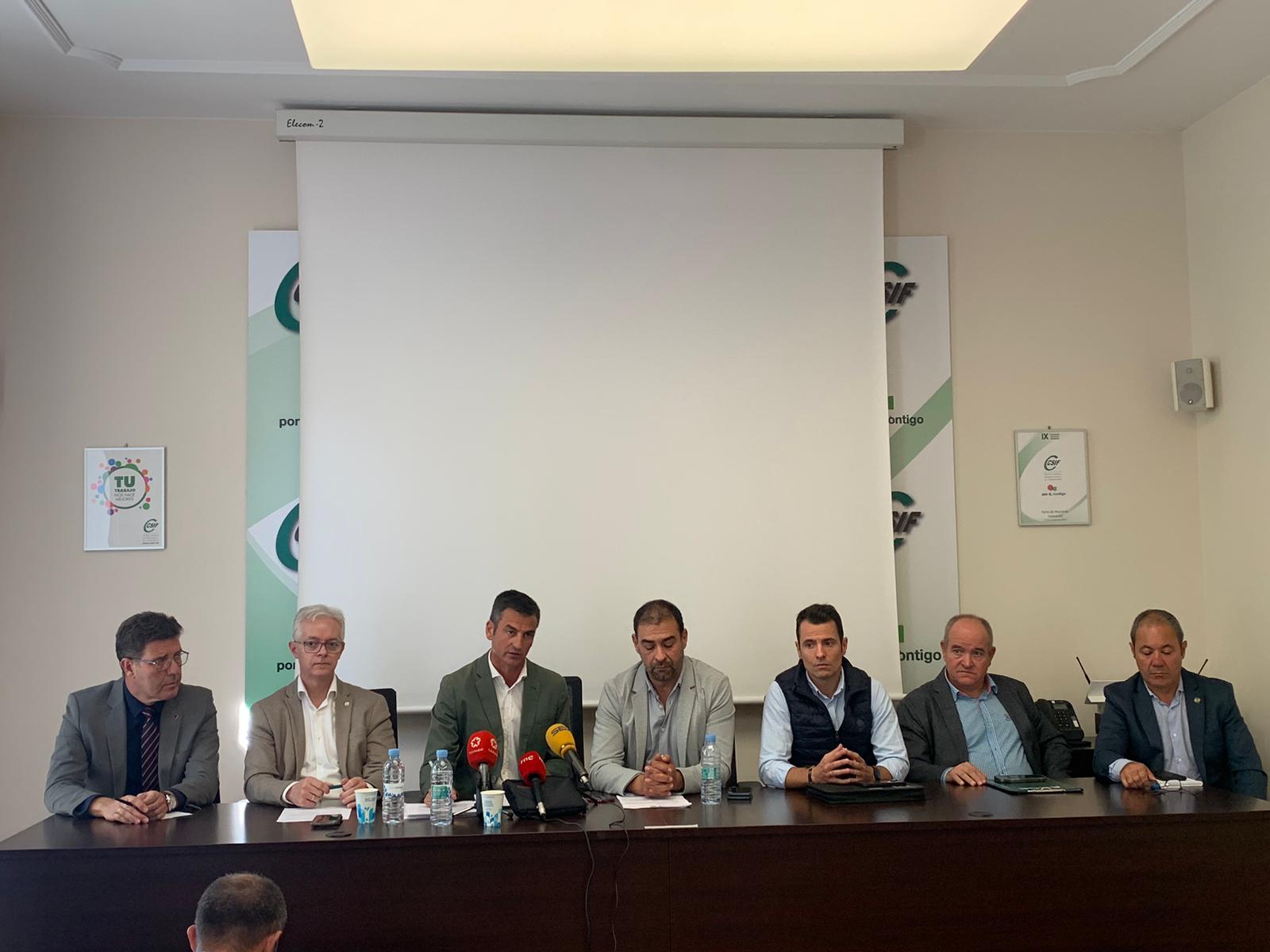 Rueda de prensa de las asociaciones de la Guardia Civil. 04-10-2023