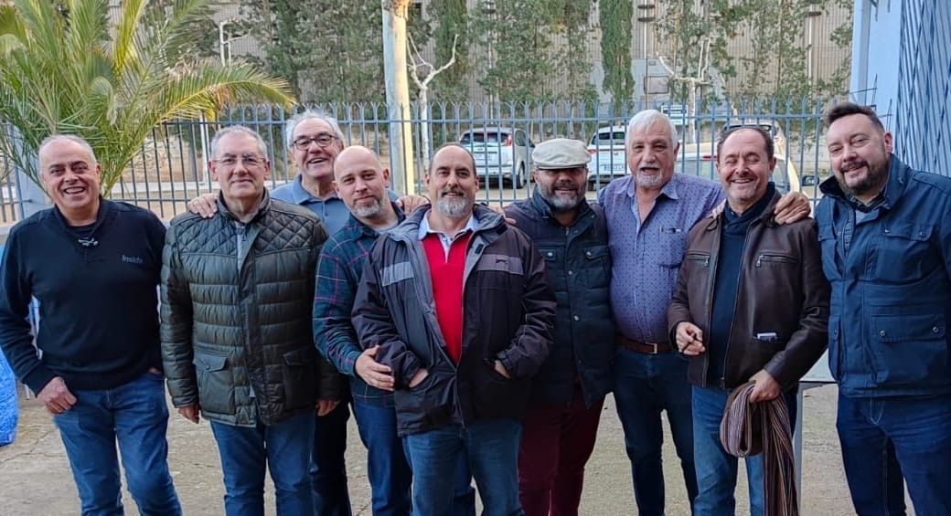 Representantes de la Junta Directiva Provincial de la  Delegación de Navarra, junto con representantes del sindicato CSIF Navarra (área de policía)
