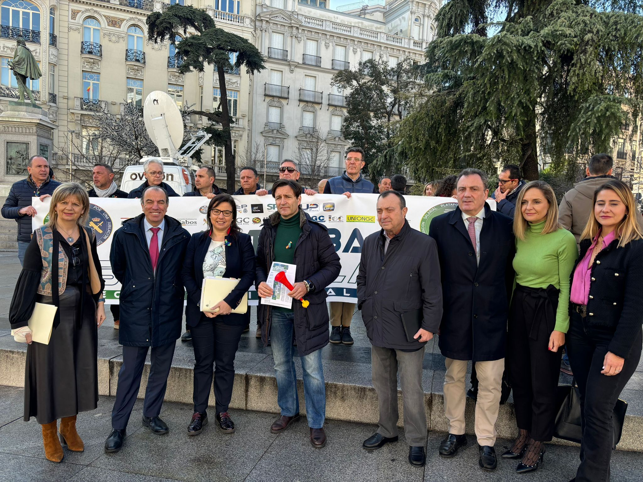 Manifestación Plataforma frente al Congreso de los Diputados 23 de enero.