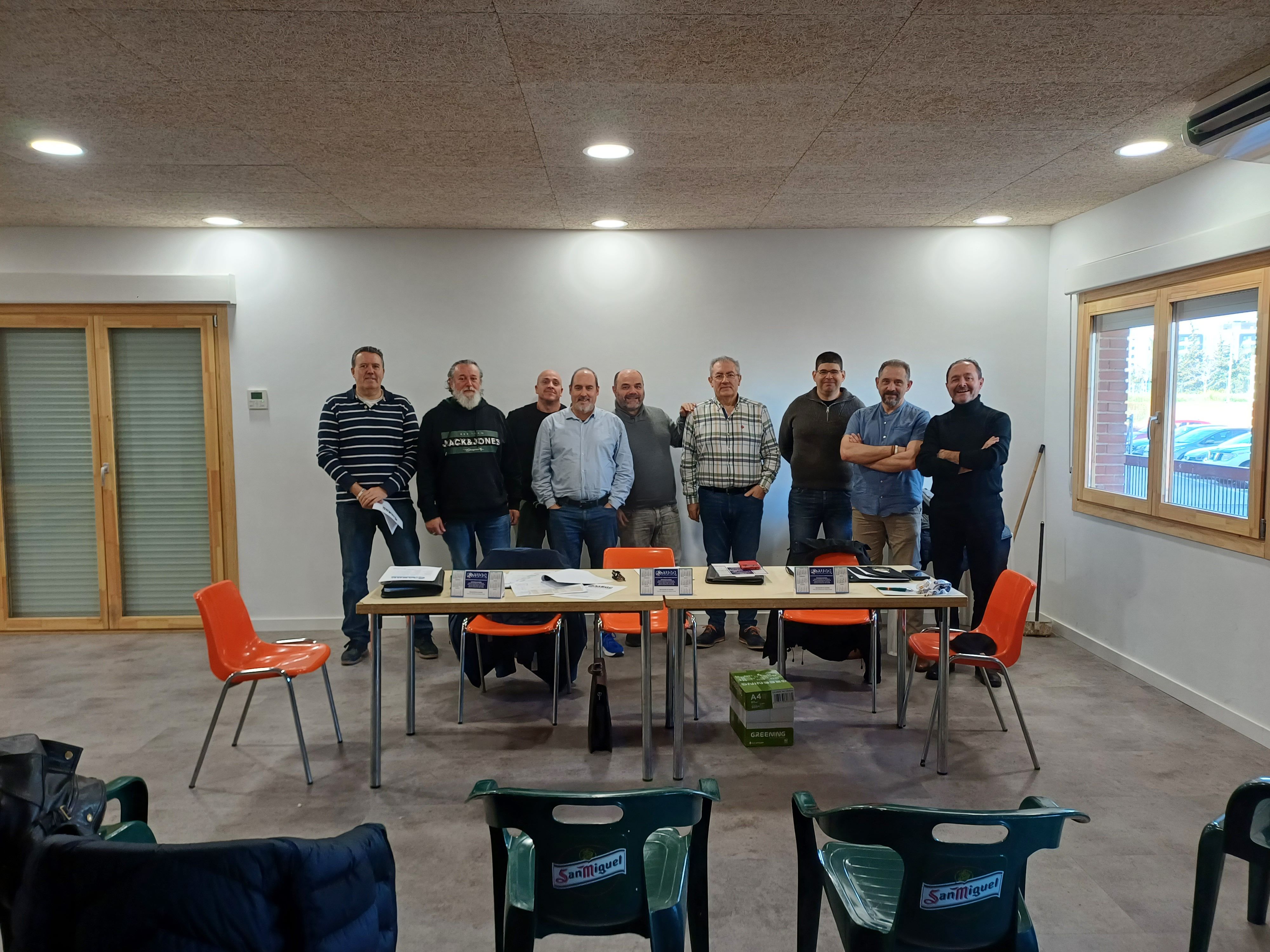 Reunión de vocales de unidad con la Junta Directiva Provincial de la Delegación de Navarra celebrada en Tafalla (Navarra).