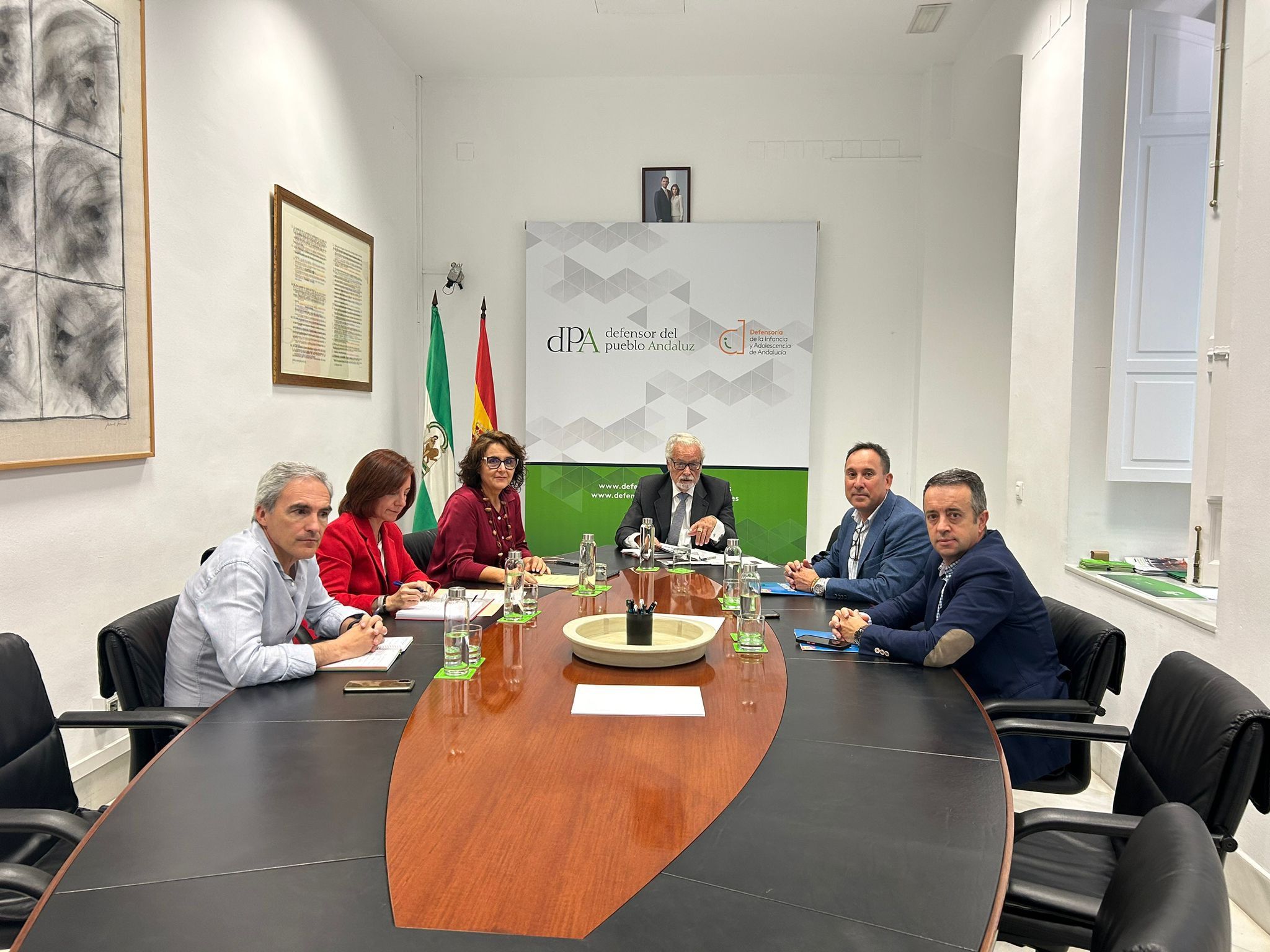 Reunión Federación Andaluza de AUGC con el Defensor del Pueblo Andaluz. 
