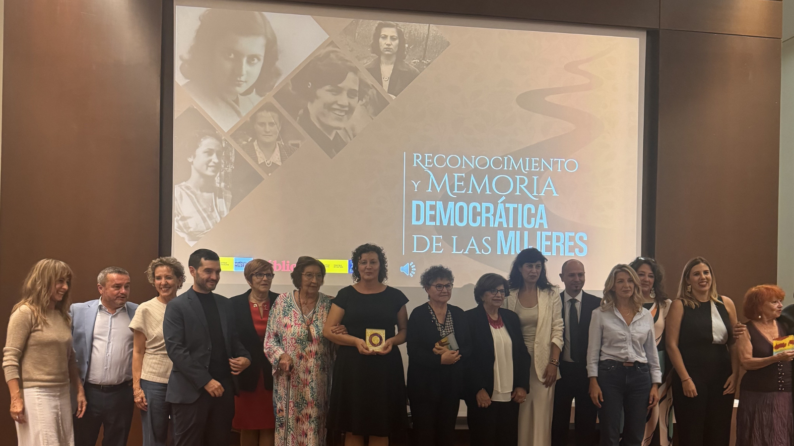 Homenaje a Alicia Sánchez, Secretaria de Igualdad.