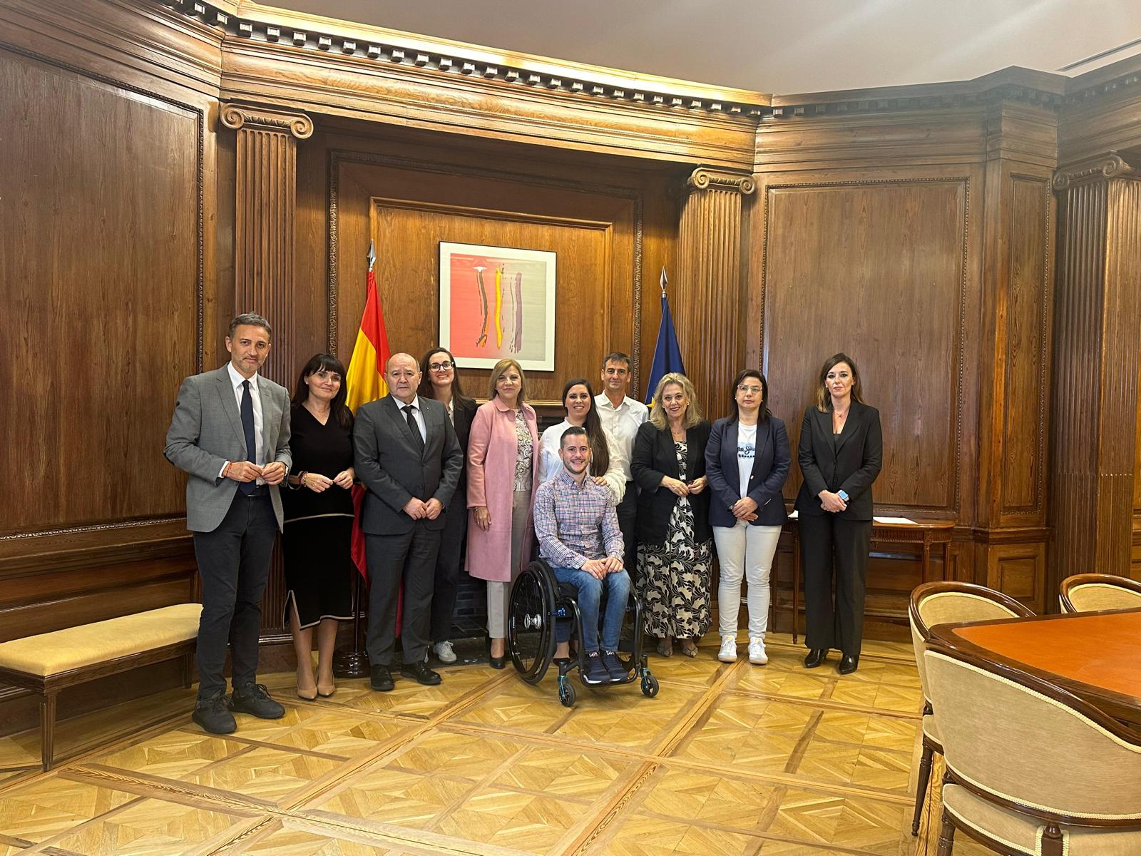 Jacobo Barchín y AUGC en el Congreso.