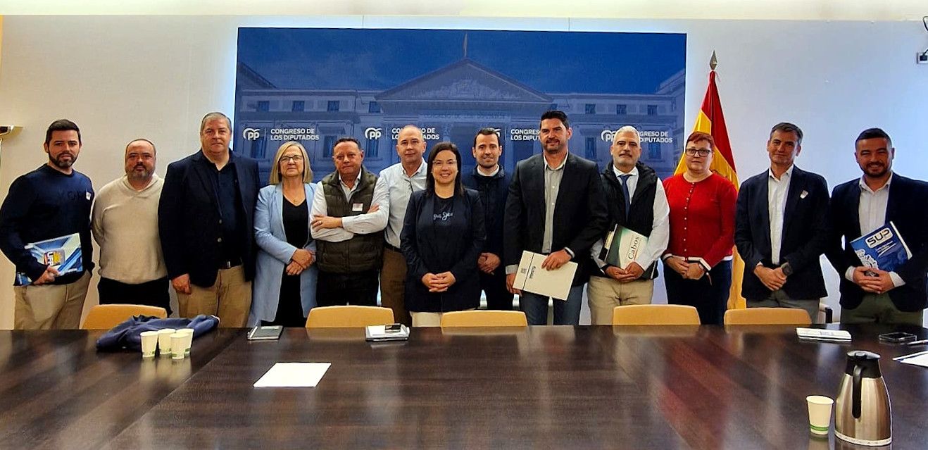 Reunión Plataforma por la Jubilación Digna con el PP en octubre de 2024