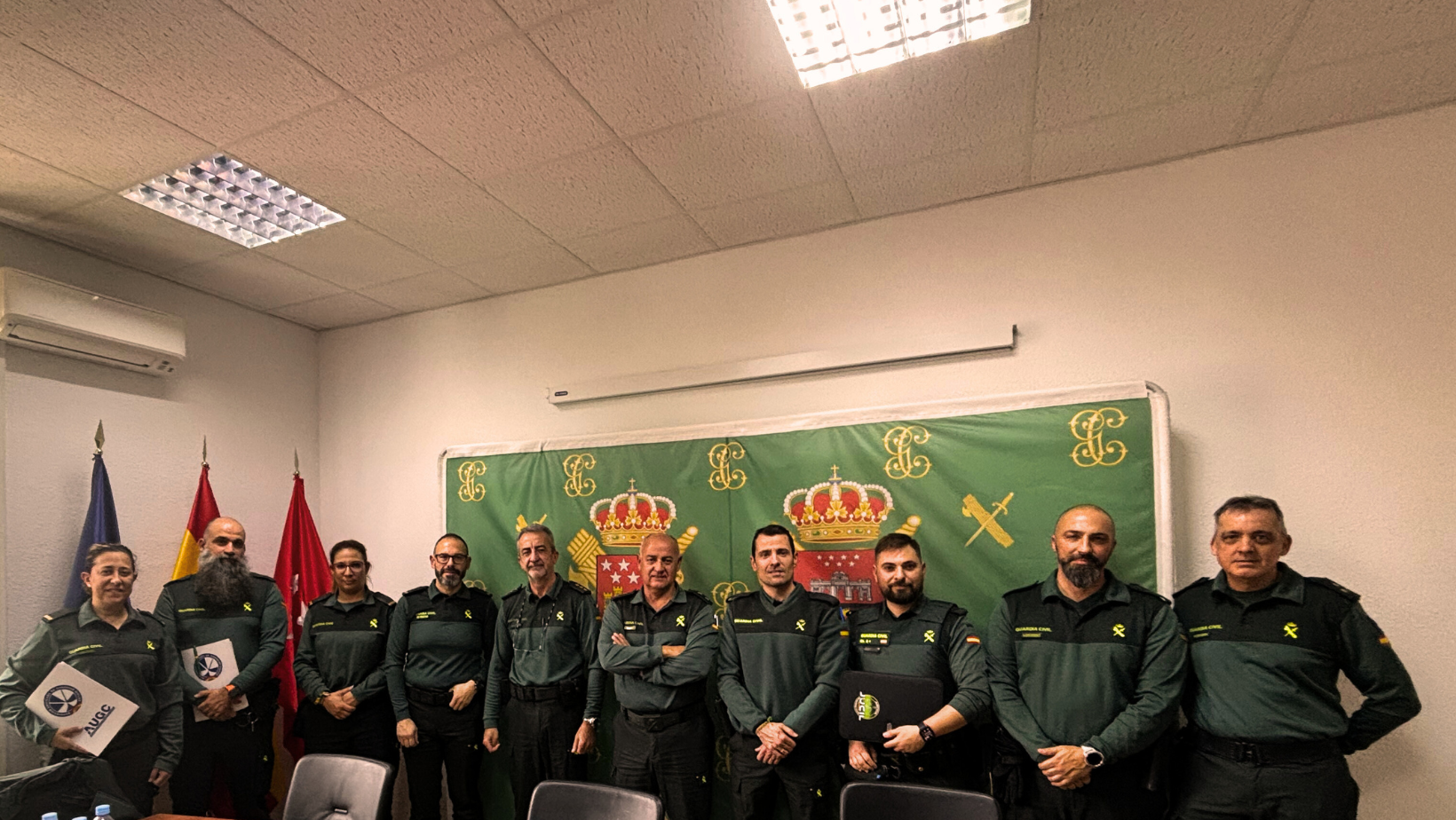 AUGC Madrid junto a las demás asociaciones representativas en  la segunda reunión semestral con el Coronel de UPROSE.