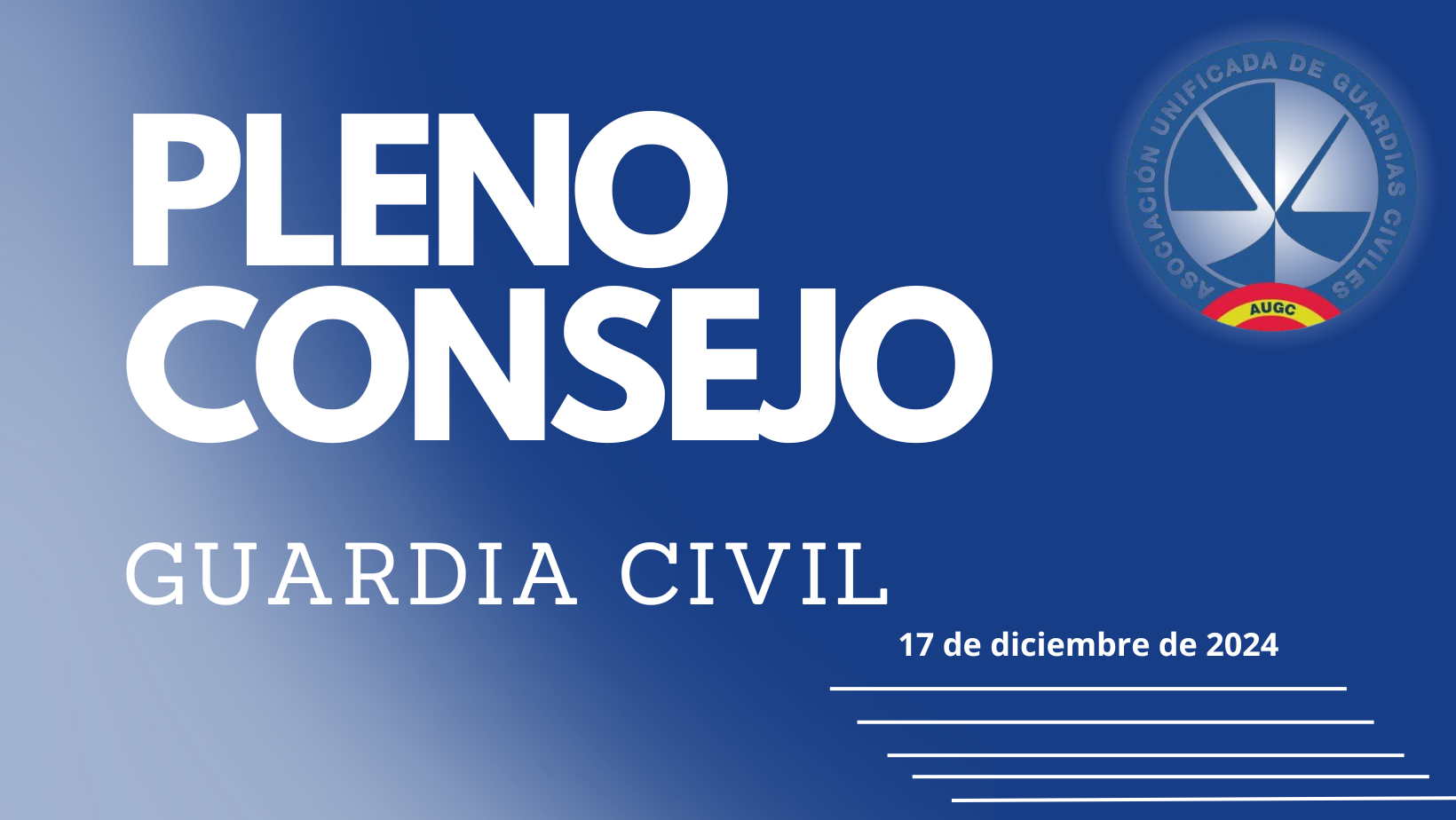 Resumen Pleno Consejo Guardia Civil 171224