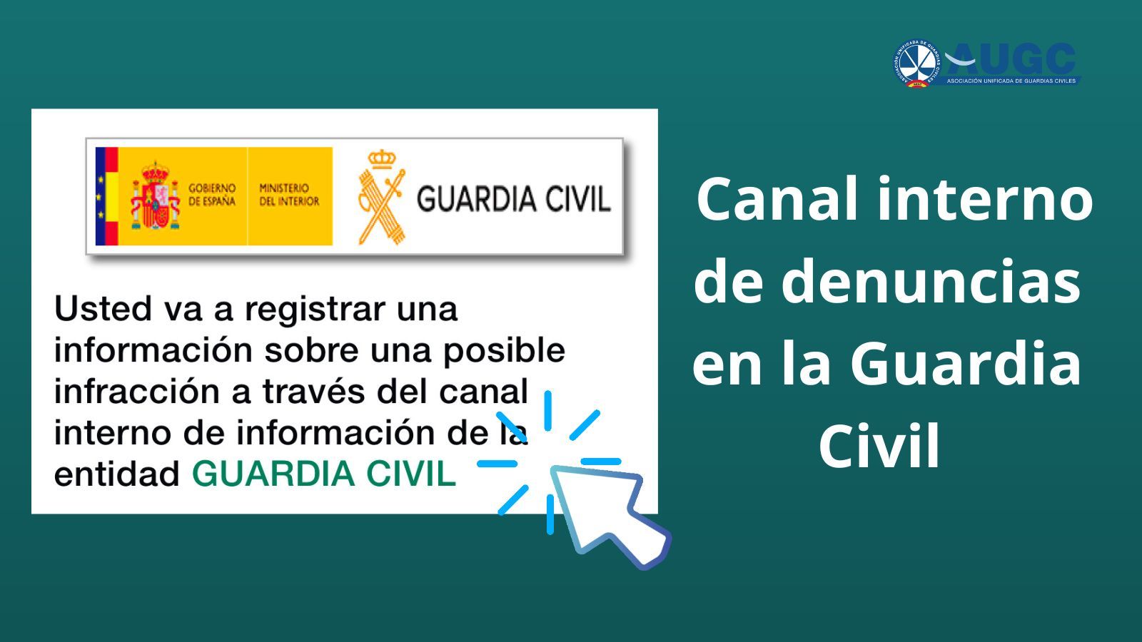 Canal interno de denuncias Guardia Civil