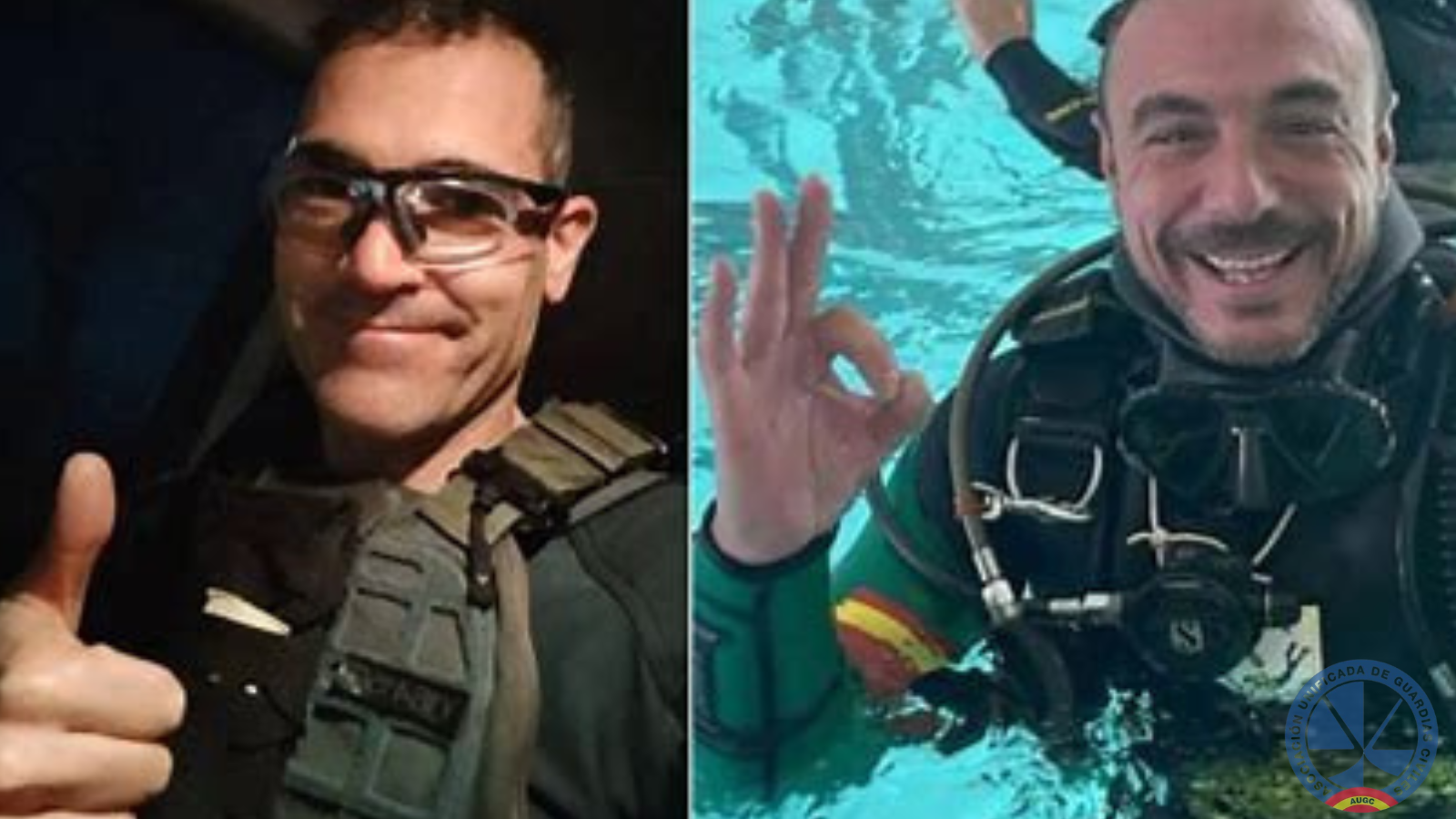 Miguel Ángel González y David Pérez. Guardias civiles asesinados en Barbate.