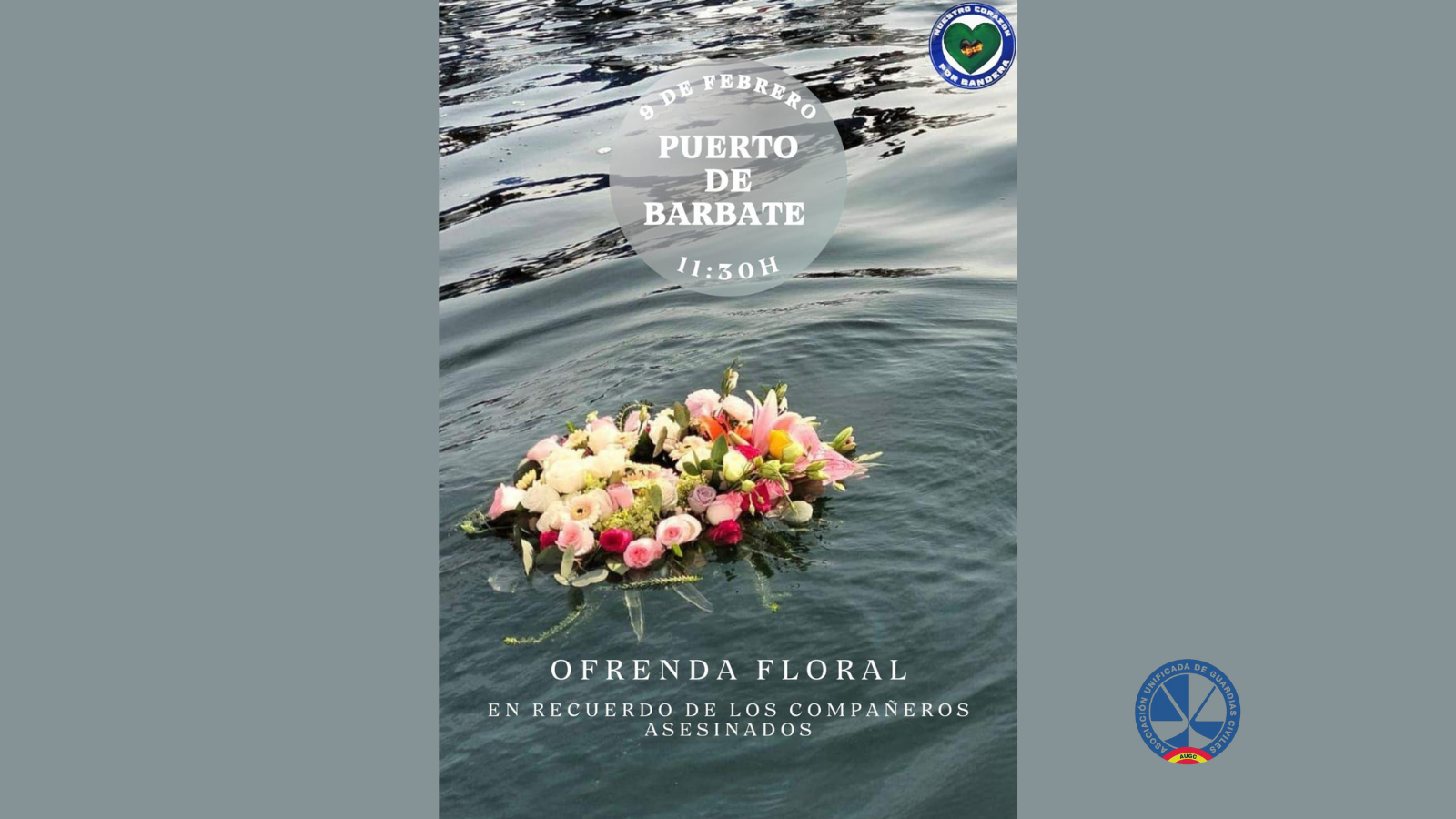 Ofrenda Floral 9 de febrero. Barbate.