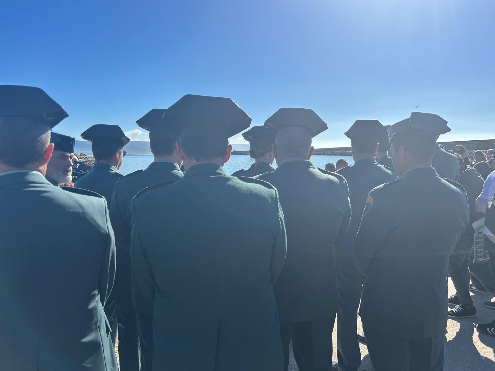 Homenaje en Barbate a los guardias civiles asesinados.
