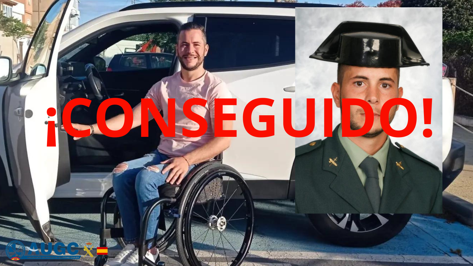 Jacobo, el agente en silla de ruedas que quiere volver a la Guardia Civil.