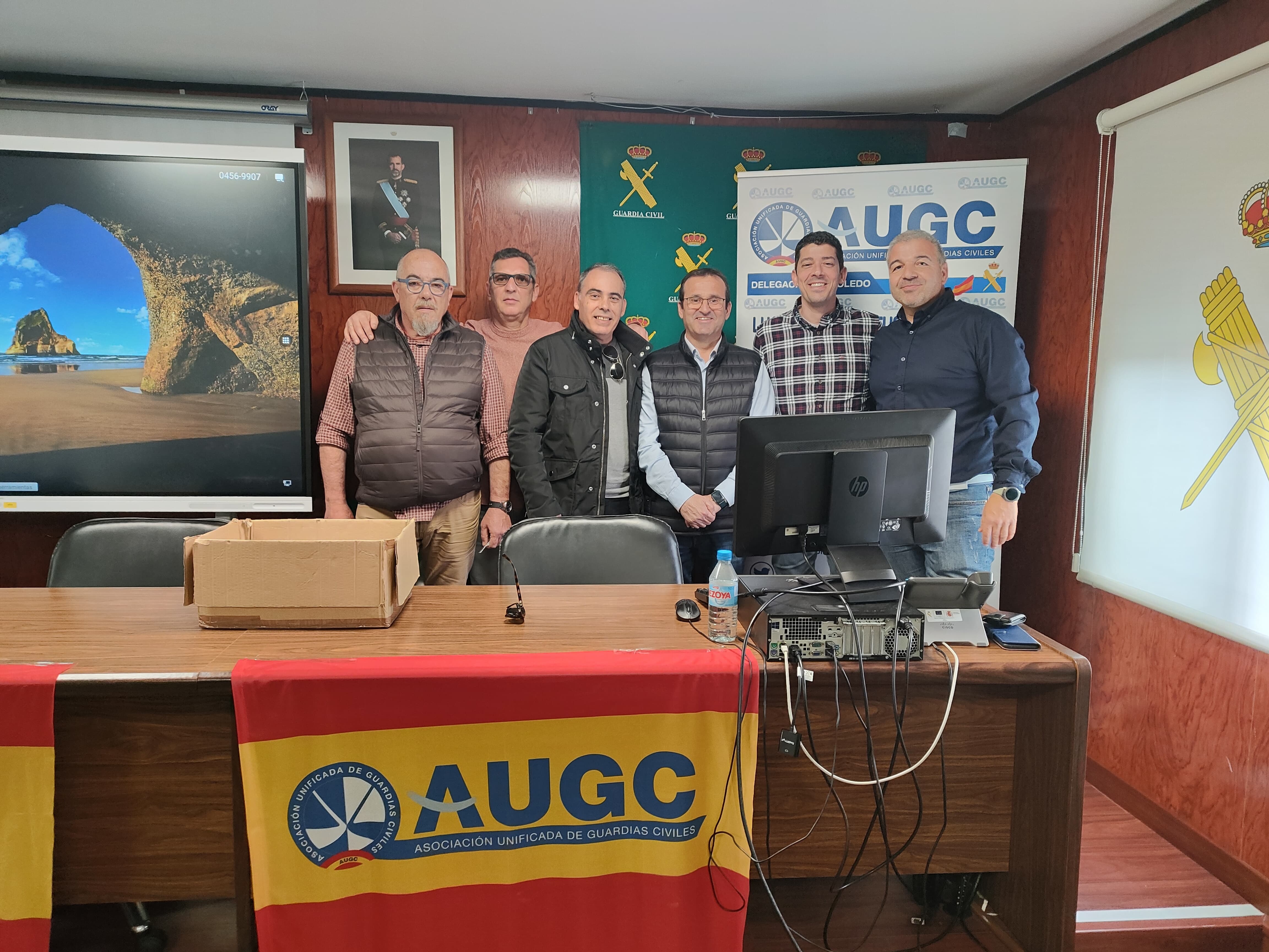 La Delegación de AUGC Toledo celebra su Asamblea General Ordinaria y la Asamblea Electoral con sus afiliados y afiliadas en la Comandancia de Toledo.