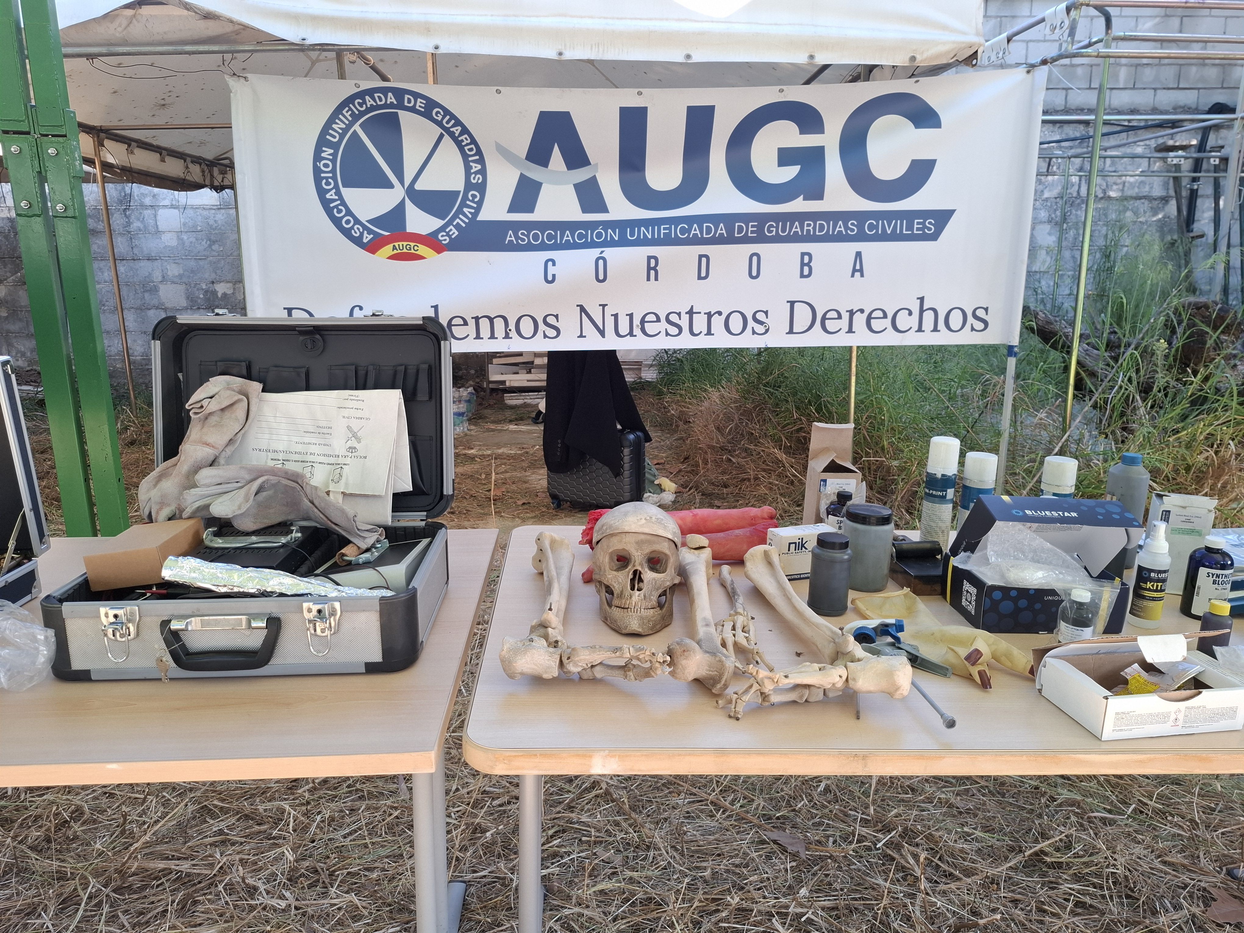 AUGC organiza en Córdoba el III Curso de investigación y reconstrucción de la escena del crimen.