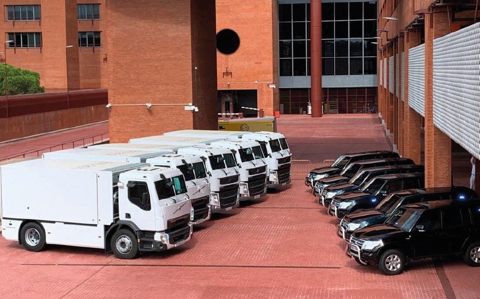 Servicio de escolta Banco de España.
