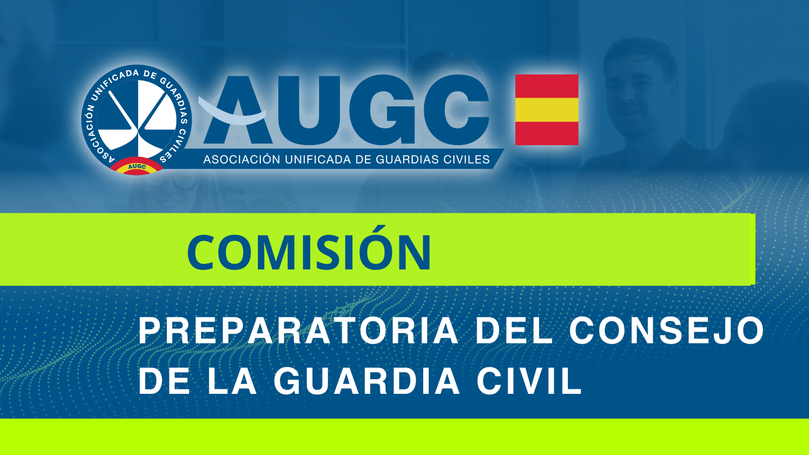 Comisión preparatoria del Consejo de la Guardia Civil.
