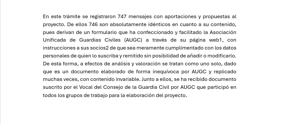 tramite de audiencia