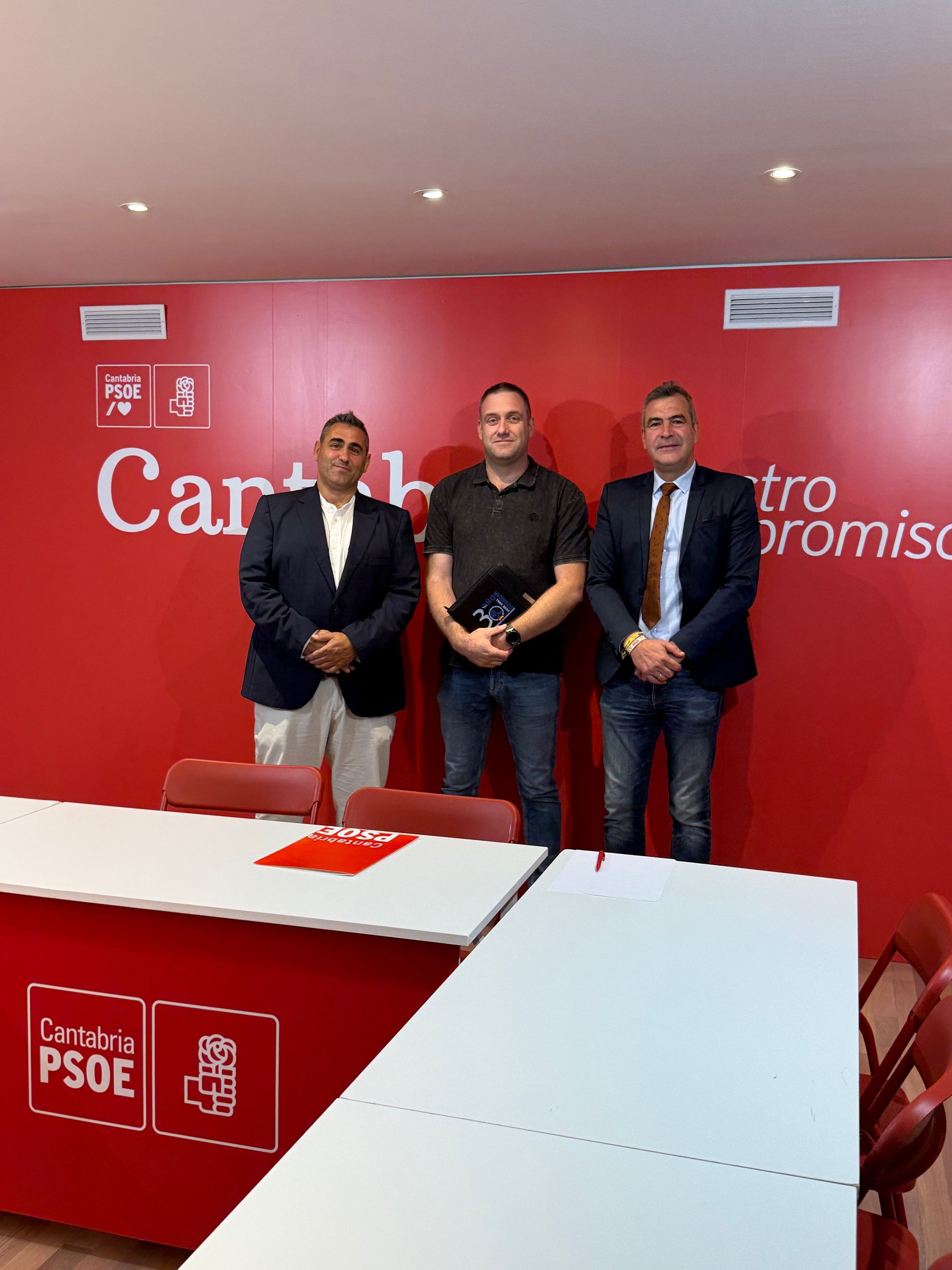 Reunión AUGC Cantabria y PSOE