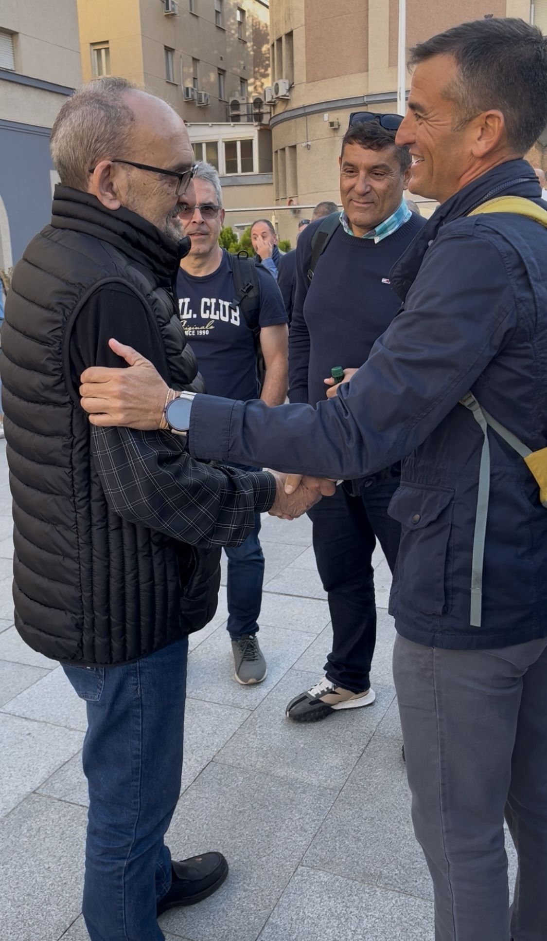 José Morata junto a Juan Fernández Inicio Campaña Electoral 2025. En la DGGC.