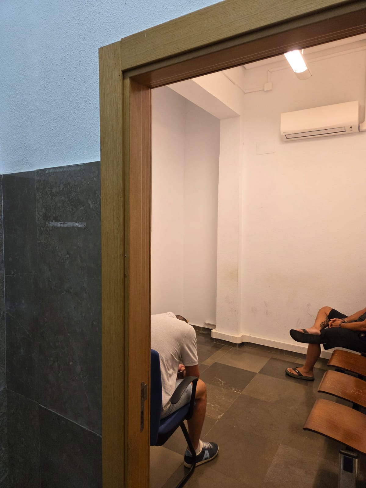 Cuarto de custodia en el Juzgado de Huelva.