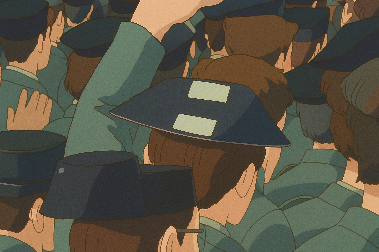 Manifestación de uniforme