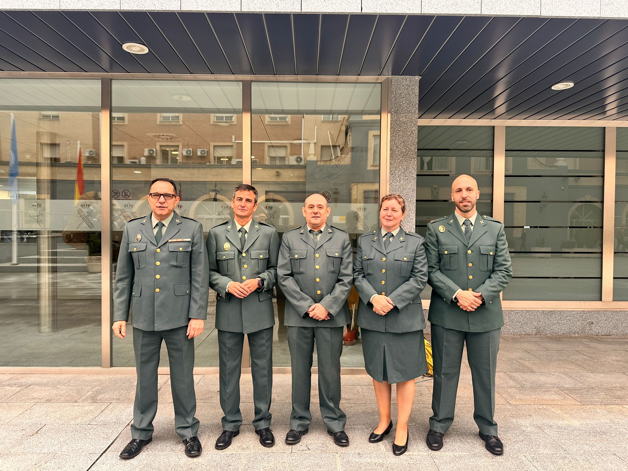 Representantes de AUGC en el Consejo de la Guardia Civil.