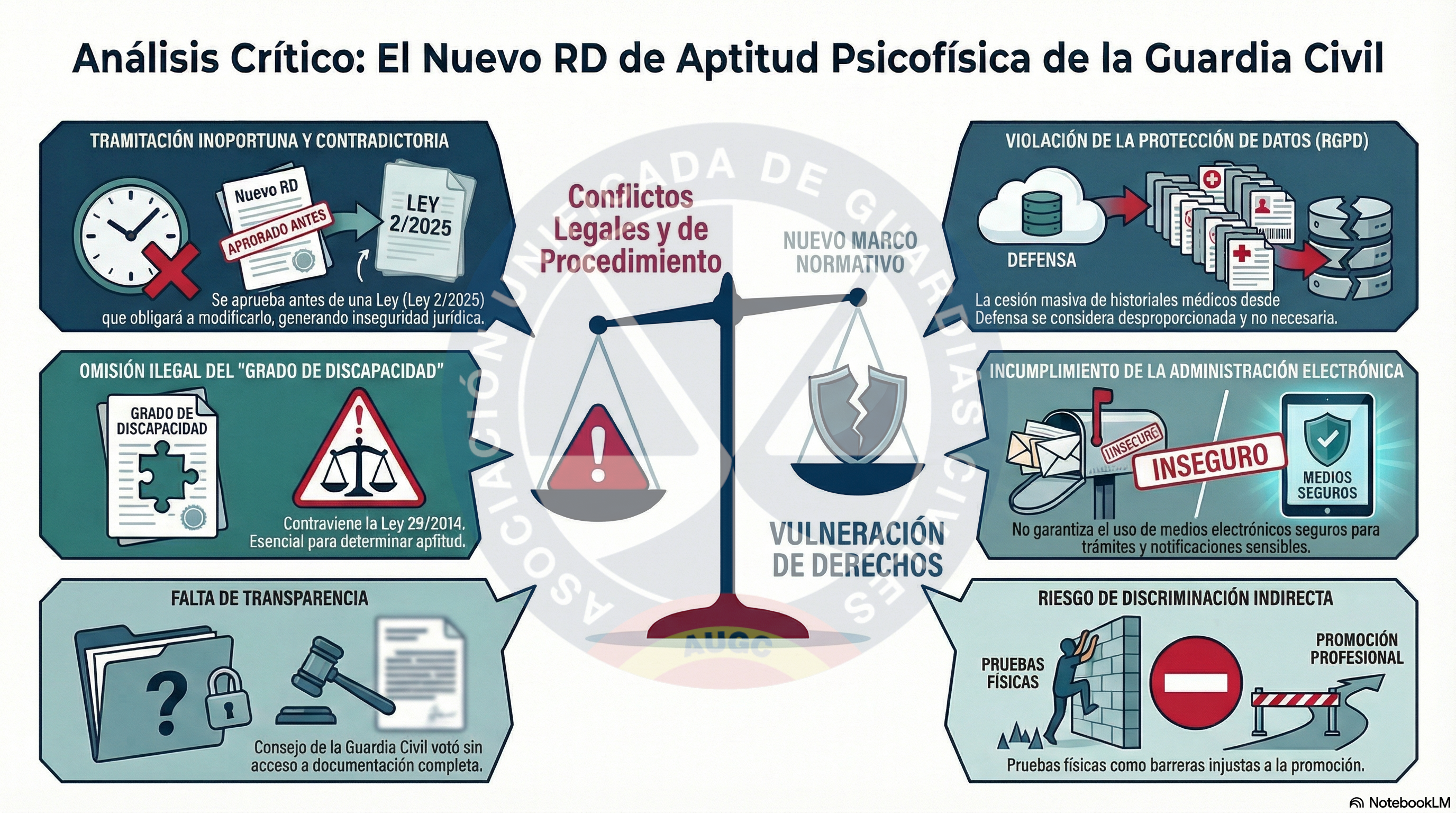 Audiencia Publica AUGC RD Sanidad logo AUGC