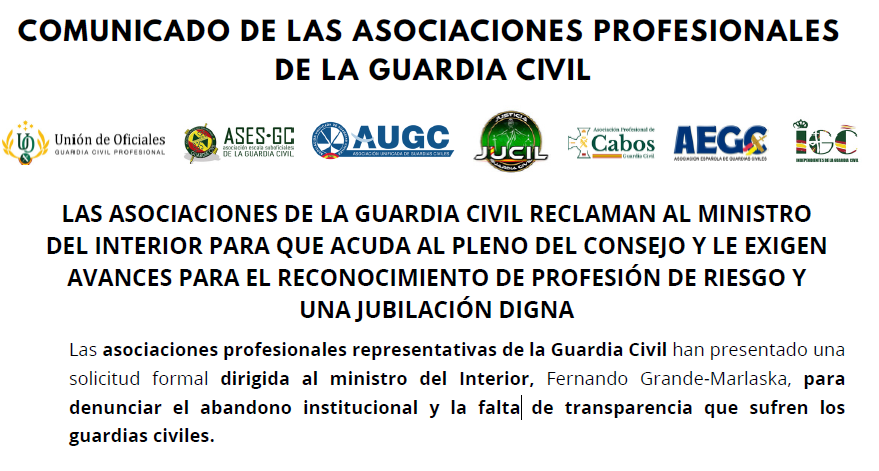 Portada del comunicado conjunto Portada del comunicado conjunto