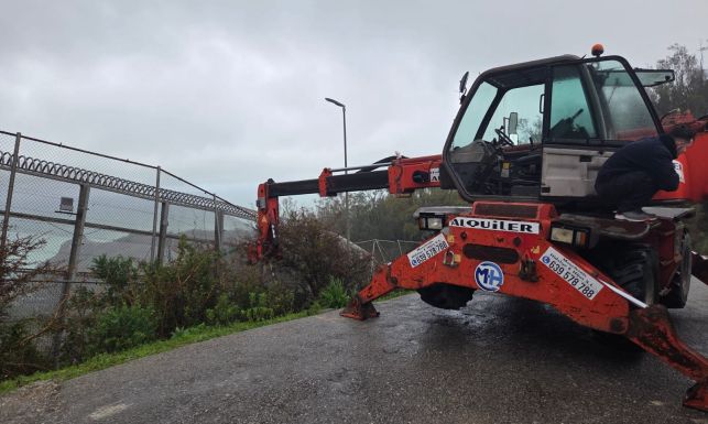 Reparación parcial del vallado