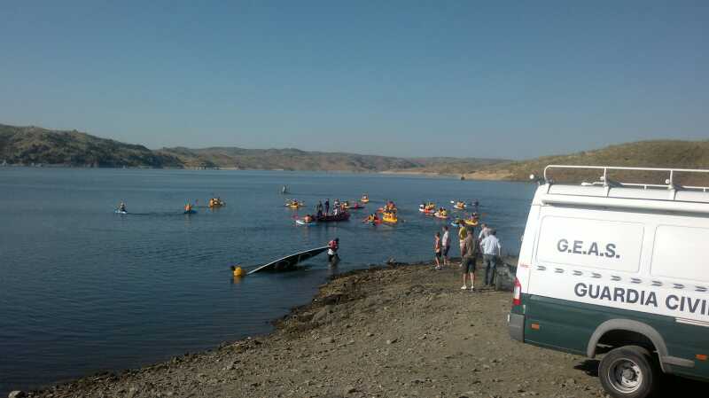 El Grupo Especialista de Actividades Subacuáticas de la Guardia Civil (GEAS) en Extremadura, inoperativo.