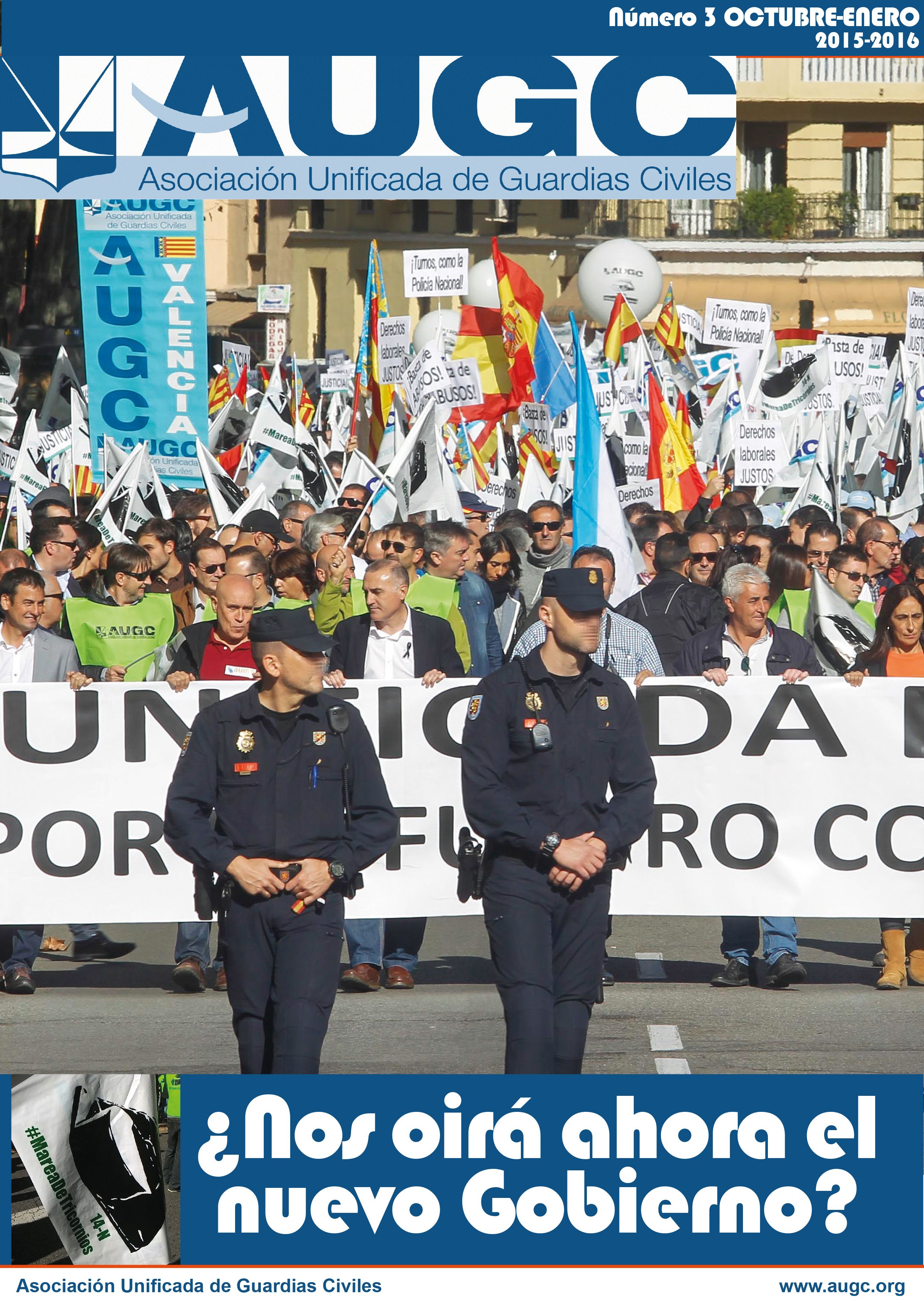 Portada tercer número revista AUGC