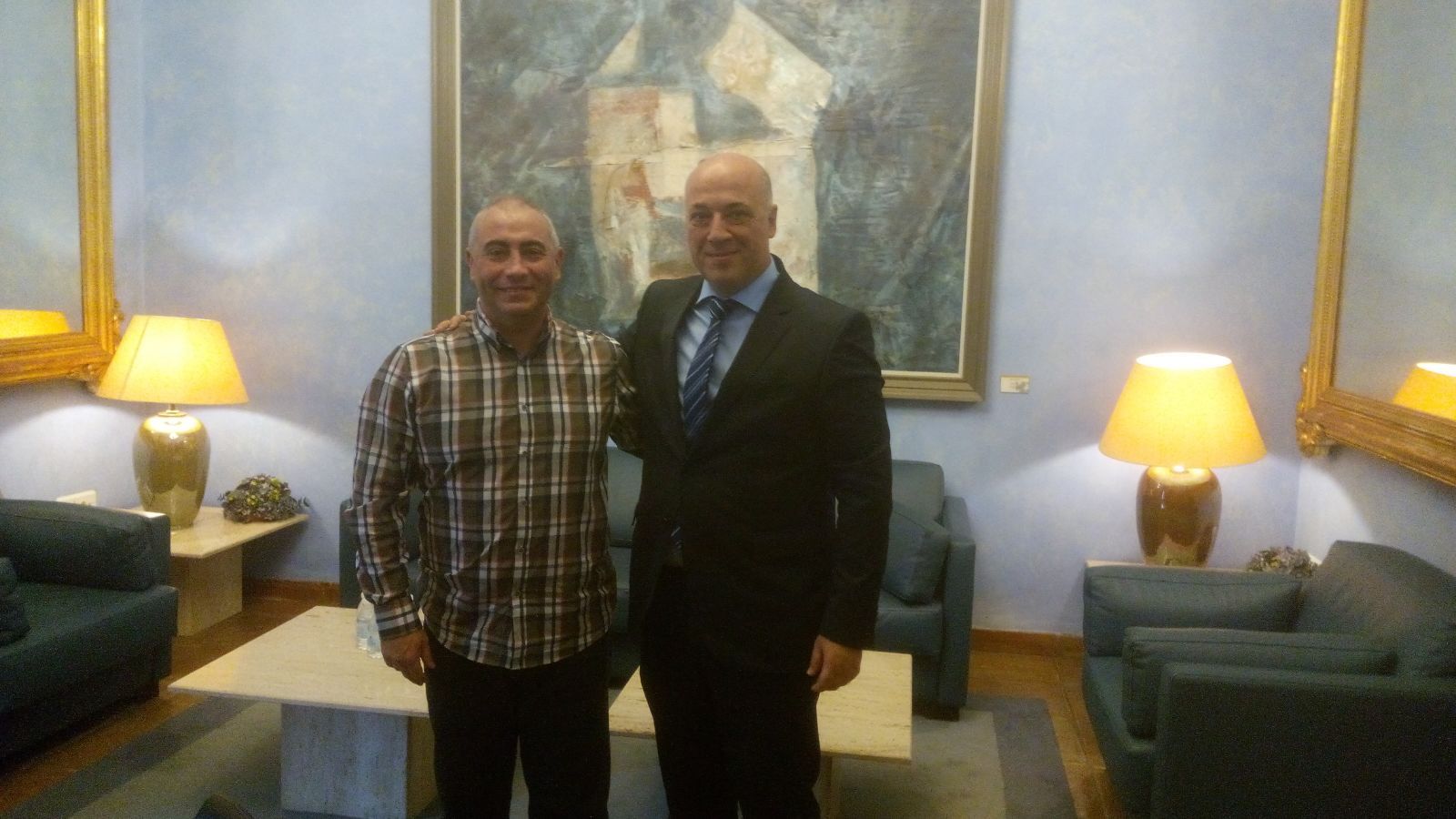 AUGC Córdoba, con el presidente de la Diputación