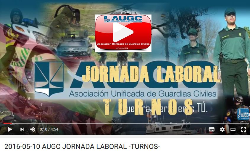 Vídeo comparativo entre turnos de trabajo Guardia Civil y Cuerpo Nacional de Policía