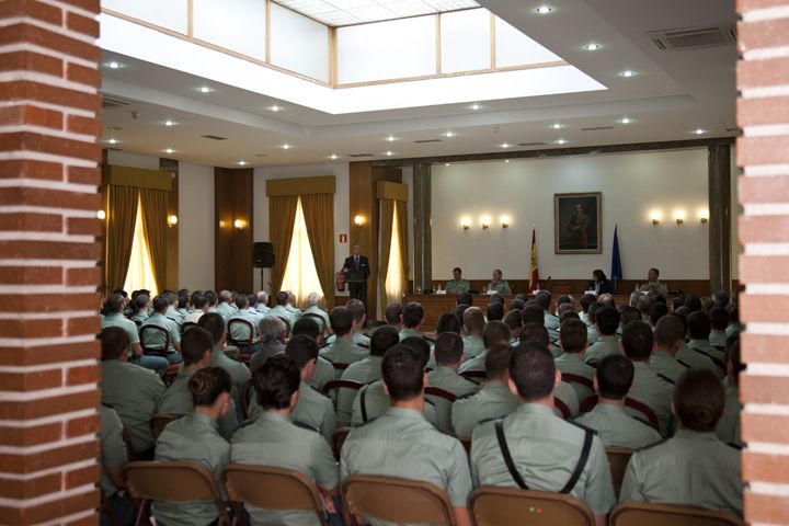 El Director General inaugura el curso en la Academia de Oficiales de Aranjuez