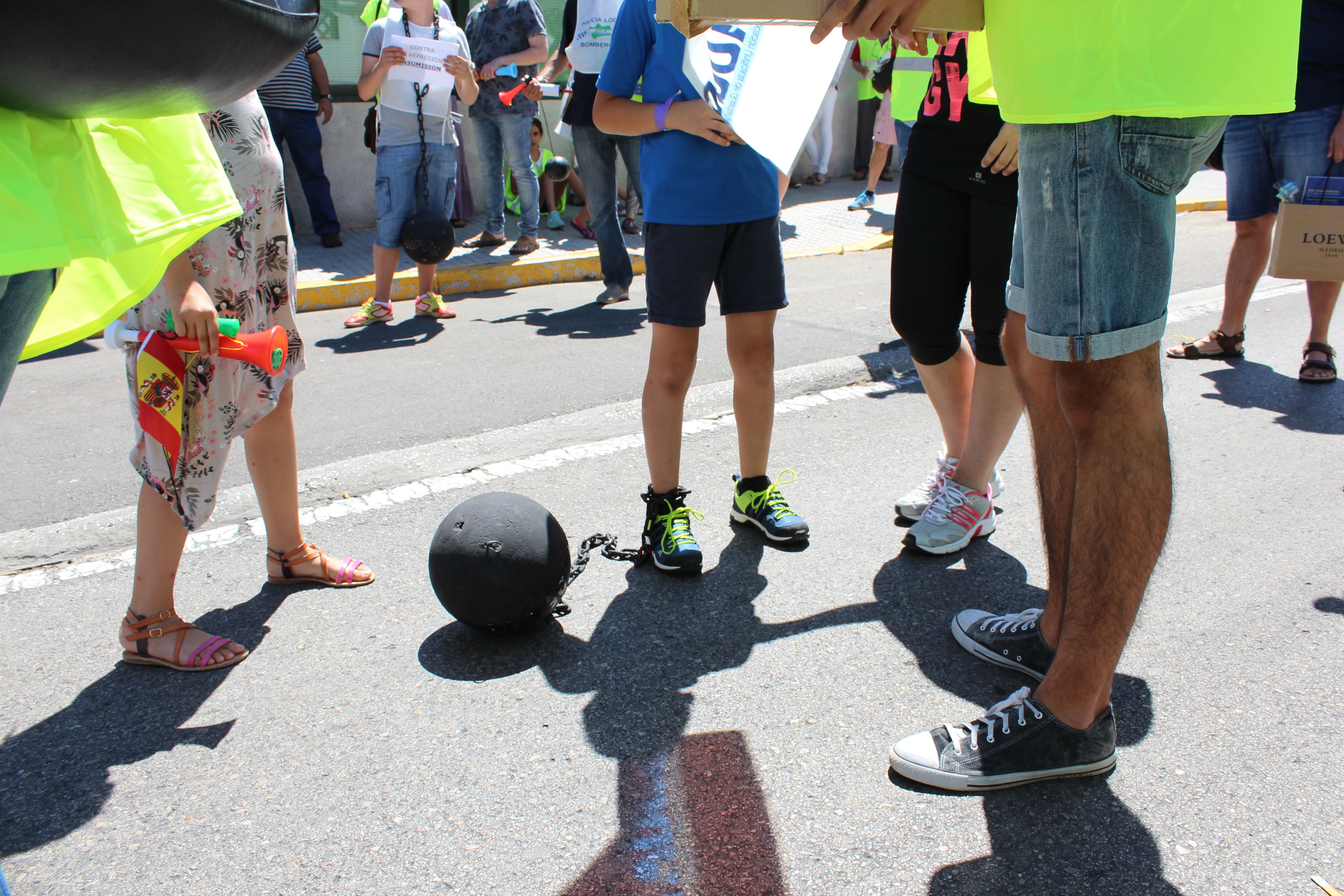 Una imagen de la concentración del pasado día 18 de junio en Cádiz.