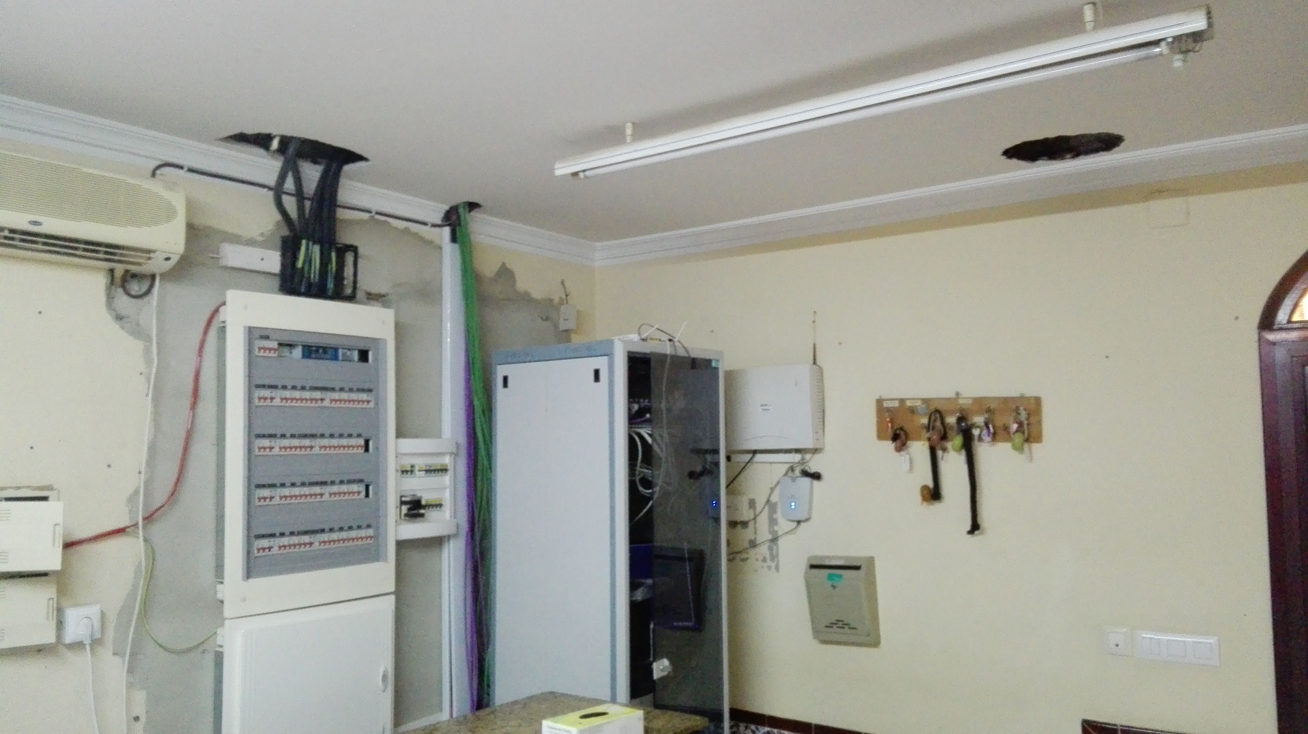 Estado de las instalaciones en el Puesto Principal de Chipiona (Cádiz).