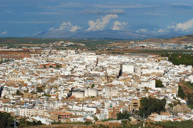 Vista panorámica de la ciudad de Puente Genil, en Córdoba
