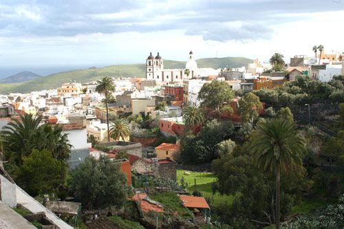 Panorámica de la villa de Ingenio, en Gran Canaria, en cuyo término municipal tuvieron lugar los hechos.