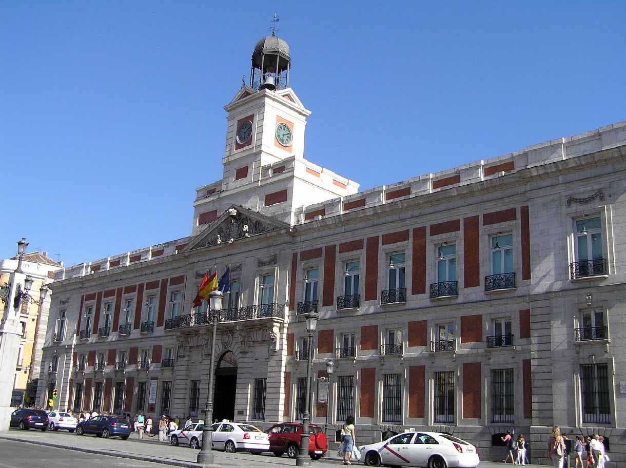 Sede de la Presidencia de la Comunidad de Madrid, en la Puerta del Sol.
