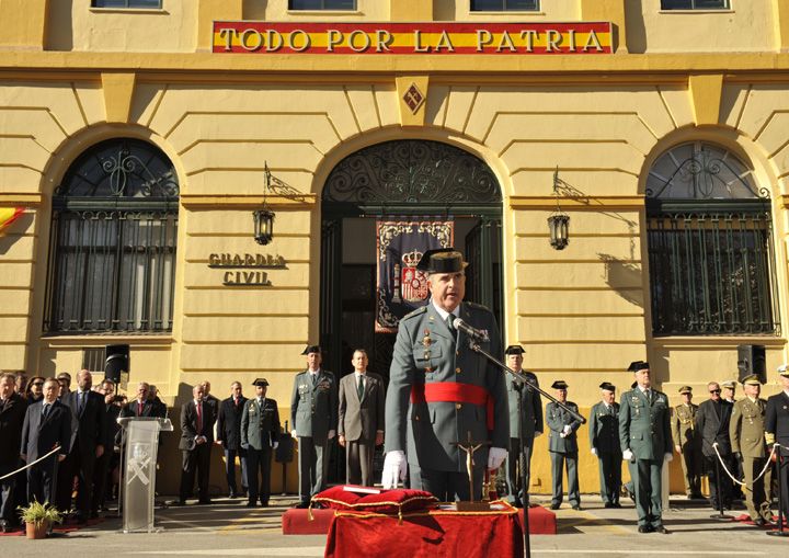 El  General Jefe de la 4ª Zona de la Guardia Civil en Andalucía, Manuel Contreras Santiago.