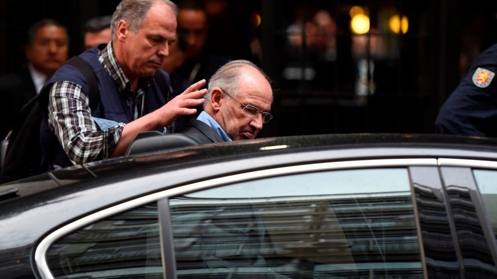 Rato, en el momento de su detención.