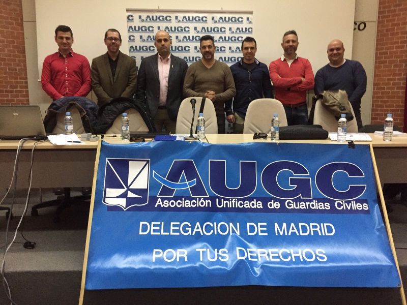 Representantes de la Junta Directiva Provincial de AUGC Madrid.