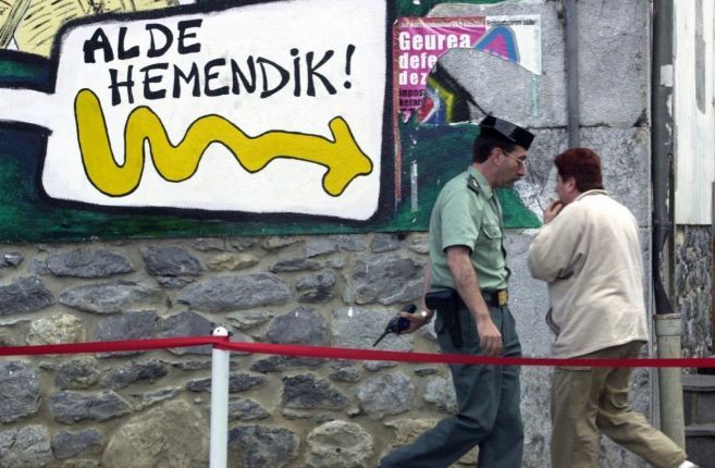 Imagen de archivo del escrache de Oñate.