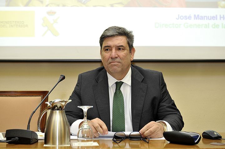 El director general de la Guardia Civil, José Manuel Holgado.