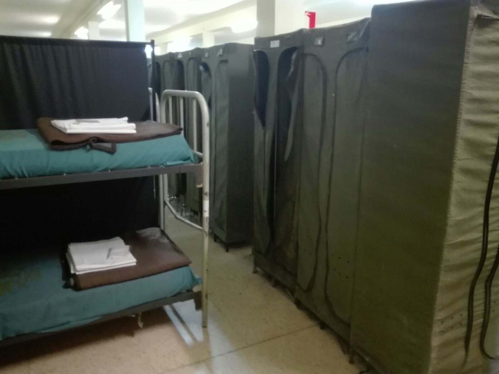 Imagen del alojamiento asignado a los agentes que ayer fueron expulsados del Hotel Vila en Calella.