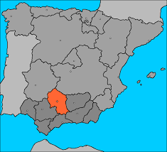 En destacado, dentro del mapa, la provincia de Córdoba.