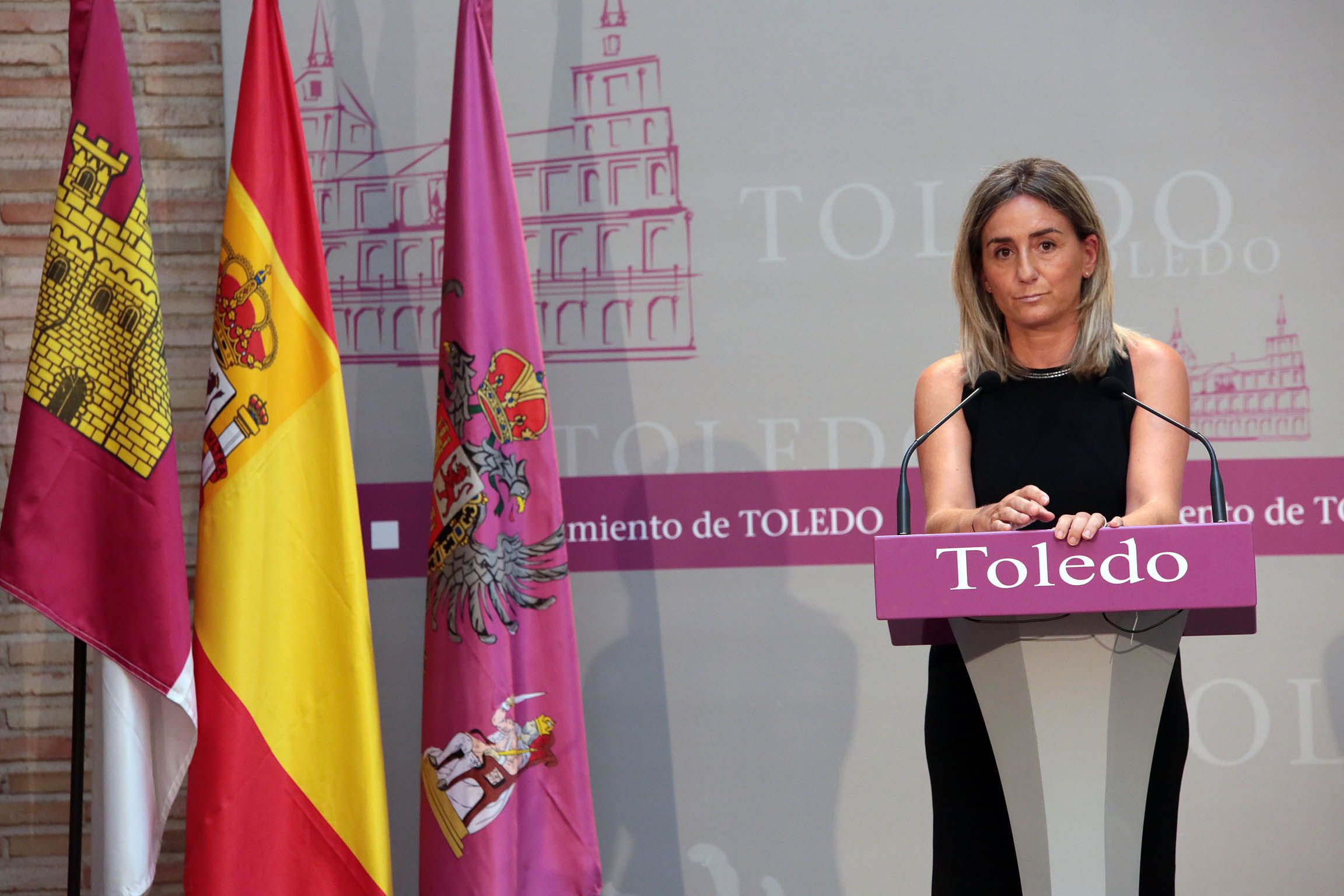 La alcaldesa de Toledo, Milagros Tolón.