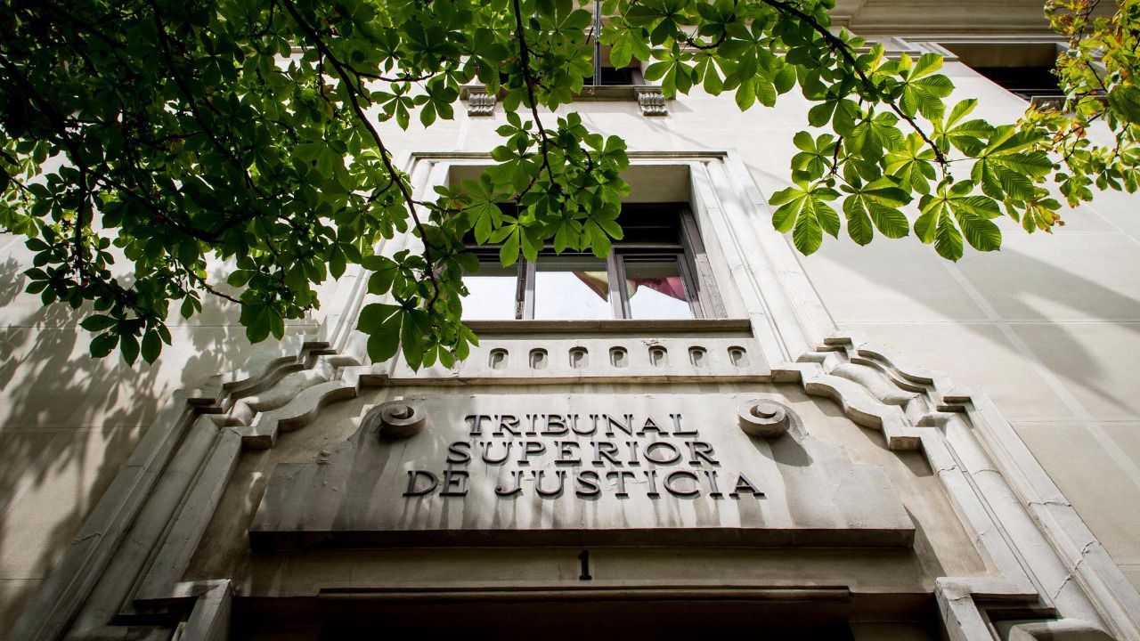Fachada de la sede del Tribunal Superior de Justicia de Madrid.