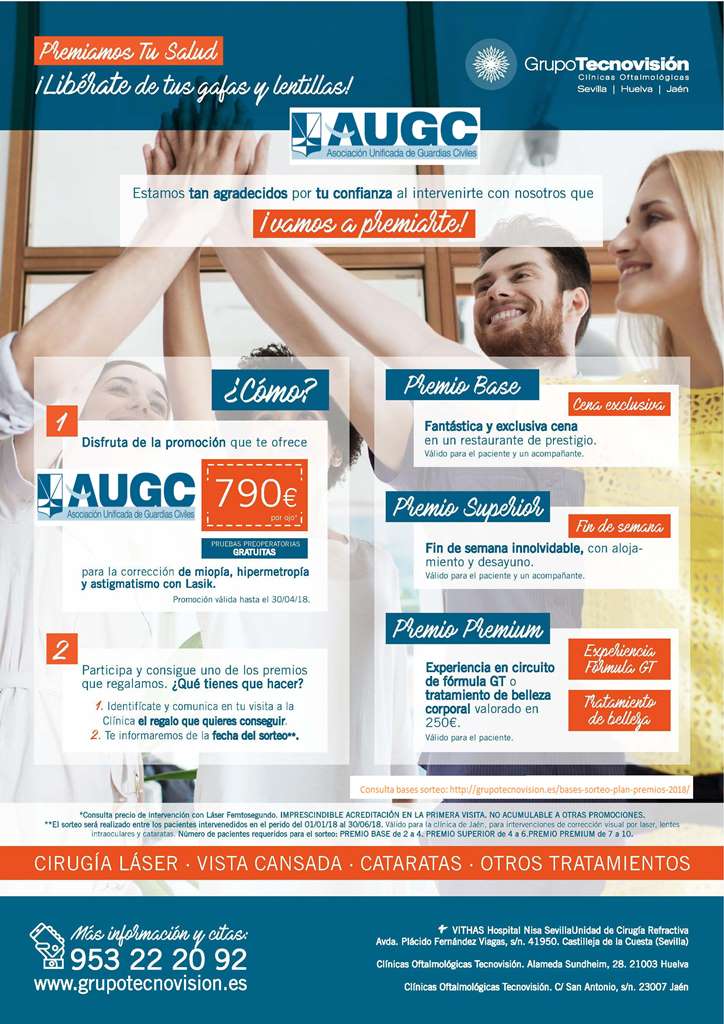 OFERTA DE CLÍNICA TECNOVISIÓN  (febrero-abril 2018)