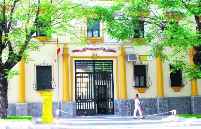 Fachada de la Comandancia de la Guardia Civil de Jaén